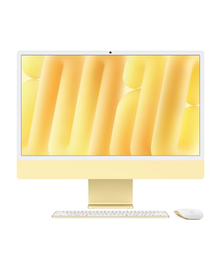 Apple iMac (M4, 8C CPU/8C GPU, 2024), 16 ГБ, 1 TB SSD, Yellow (Желтый)
