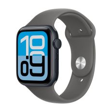 Apple Watch SE 3 40 mm, Midnight Aluminum Stone Gray Sport Band (M/L)