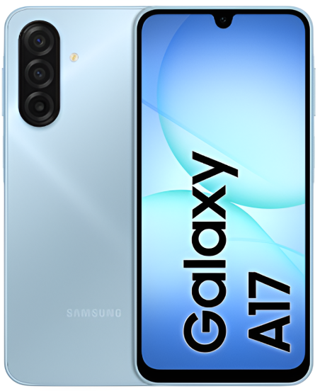 Samsung Galaxy A17 128 ГБ, Голубой
