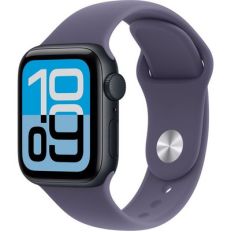 Apple Watch SE 3 40 mm, Midnight Aluminum Purple Fog Sport Band (S/M)