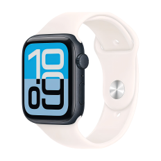 Apple Watch SE 3 40 mm, Midnight Aluminum Light Blush Sport Band (S/M)