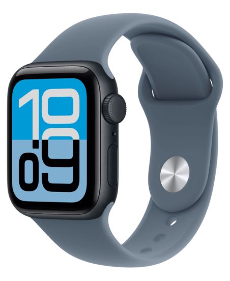 Apple Watch SE 3, 40 mm, Midnight Aluminum Midnight Sport Band (M/L)