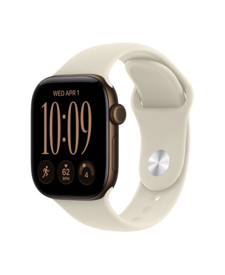 Apple Watch Series 12, 42 mm, Dark Bronze Aluminum Apple Watch Series 12, 42 mm, Dark Bronze Aluminum Sand Sport Band S/MSport Band S/M
