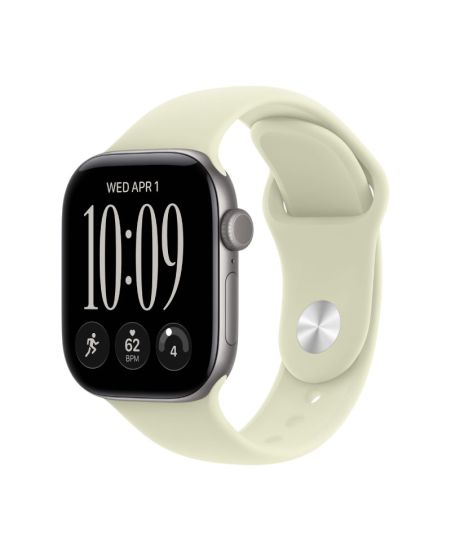 Apple Watch Series 12, 42 mm, Dark Bronze Aluminum Pale Succulent Sport Band S/M