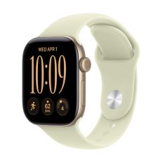 Apple Watch Series 12, 42 mm, Light Gold Aluminum GPS+Cellular Pale Succulent Sport Band M/L