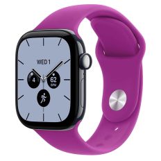 Apple Watch Series 12, 42 mm, Night Blue Ceramic GPS+Cellular Magenta Sport Band M/L