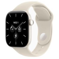 Apple Watch Series 12, 42 mm, Pearl White Ceramic GPS+Cellular Sand Sport Band M/L