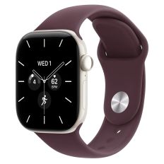 Apple Watch Series 12, 42 mm, Pearl White Ceramic GPS+Cellular Burgundy Sport Band M/L Apple Watch Series 12, 42 mm, Pearl White Ceramic GPS+Cellular Burgundy Sport Band M/L