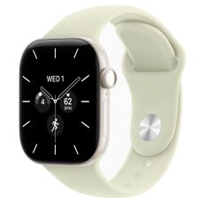 Apple Watch Series 12, 42 mm, Pearl White Ceramic GPS+Cellular Pale Succulent Sport Band M/L Apple Watch Series 12, 42 mm, Pearl White Ceramic GPS+Cellular Pale Succulent Sport Band M/L