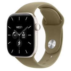 Apple Watch Series 12, 42 mm, Pearl White Ceramic GPS+Cellular  Olive Sport Band M/L