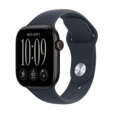 Apple Watch Series 12, 42 mm, Black Aluminum GPS+Cellular Navy Blue Sport Band M/L