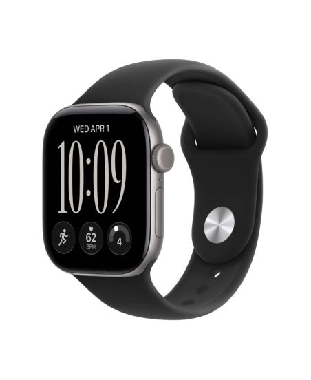 Apple Watch Series 12, 42 mm, Space Gray Aluminum Black Sport Band S/M
