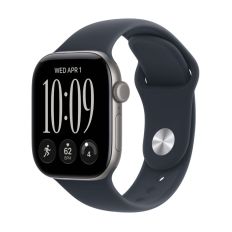 Apple Watch Series 12, 42 mm, Space Gray Aluminum GPS+Cellular Navy Blue Sport Band M/L