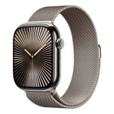 Apple Watch Series 10 42 мм, Titanium Case GPS+Cellular, Milanese Loop, Natural (натуральный)
