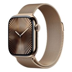 Apple Watch Series 10 42 мм, Titanium Case GPS+Cellular, Milanese Loop, Gold (золото)