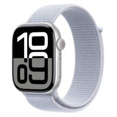 Apple Watch Series 10 42 мм, Aluminium Case GPS+Cellular, Sport Loop, Silver