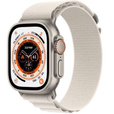 Apple Watch Ultra GPS + Cellular, 49 мм, корпус из титана, ремешок Alpine цвета «сияющая звезда»