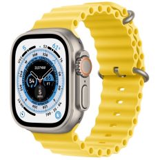 Apple Watch Ultra GPS + Cellular, 49 мм, корпус из титана, ремешок Ocean желтого цвета