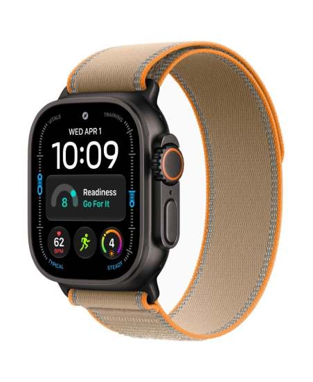 Apple Watch Ultra 4, 49 мм, Black Titanium Sand Trail Loop M/L