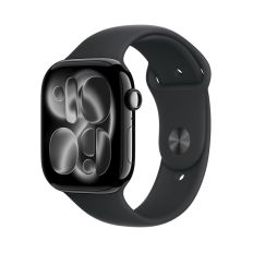 Apple Watch Series 11 42mm, Jet Black Aluminum Case with Sport Band Black Apple Watch Series 11 42mm, Jet Black Aluminum Case with Sport Band Black