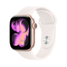 Apple Watch Series 11 42mm, Rose Gold Aluminum Case with Sport Light Blush Apple Watch Series 11 42mm, Rose Gold Aluminum Case with Sport Light Blush