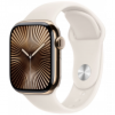 Умные часы Apple Watch Series 10 42 мм, M/L 140-245 мм, Titanium Case GPS+Cellular, Gold