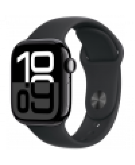 Умные часы Apple Watch Series 10 46 мм, S/M 130–200 мм, Aluminium Case GPS+Cellular, Jet Black