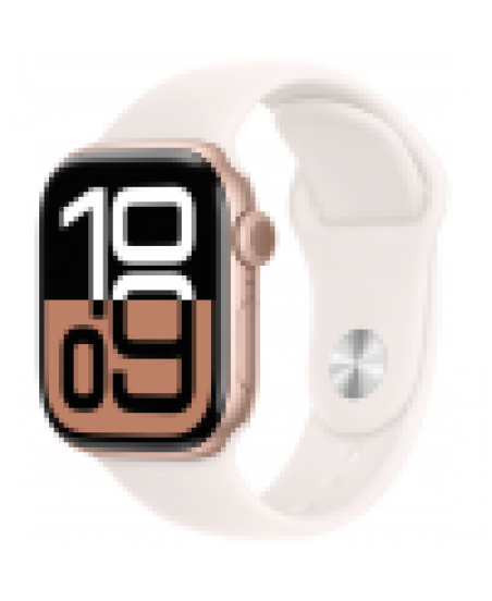 Умные часы Apple Watch Series 10 46 мм, M/L 140-245 мм, Aluminium Case GPS, Rose Gold