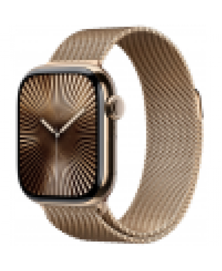 Умные часы Apple Watch Series 10 46 мм, Titanium Case Cellular, Milanese Loop, Gold