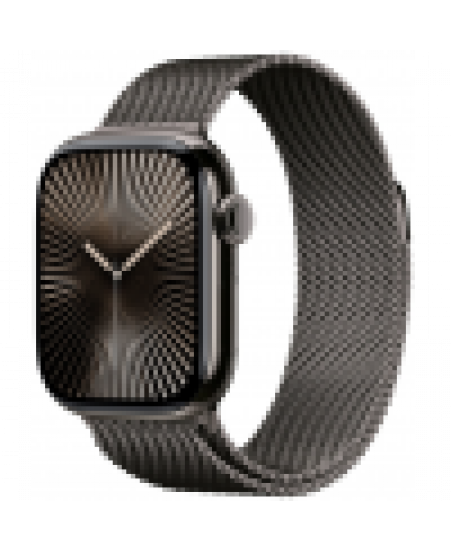 Умные часы Apple Watch Series 10 46 мм, Titanium Case Cellular, Milanese Loop, Black