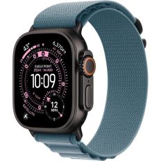 Apple Watch Ultra 3, Black Titanium Case with Light Blue Alpine Loop (L) Apple Watch Ultra 3, Black Titanium Case with Light Blue Alpine Loop (L)