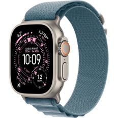 Apple Watch Ultra 3, Natural Titanium Case with Light Blue Alpine Loop (L) Apple Watch Ultra 3, Natural Titanium Case with Light Blue Alpine Loop (L)
