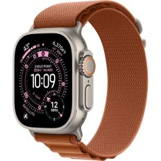 Apple Watch Ultra 3, Natural Titanium Case with Terra Cotta Alpine Loop (L) Apple Watch Ultra 3, Natural Titanium Case with Terra Cotta Alpine Loop (L)