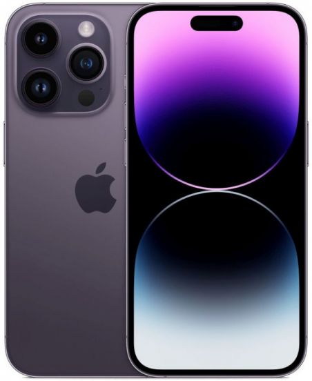 Apple iPhone 14 Pro, 128 ГБ, темно фиолетовый